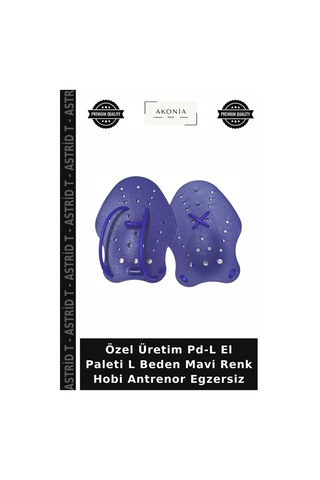 Özel Üretim Pd-l El Paleti L Beden Mavi Renk Hobi Antrenor Egzersiz Unisex