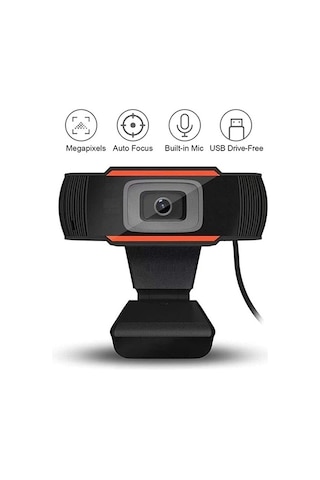 Yaozixa 1080p Hd Webcam Mikrofonlu - Canlı Yayın, Online Ders, Toplantı İçin Plug&play, Sürücü Gerektirmeyen Video Kamerası