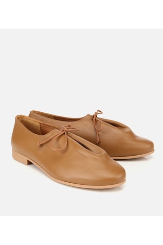 Hotiç Kadın Deri Açık Kahverengi Yumuşak Bağcıklı Babet 01ayh315430a340 01ayh315430a340 Kahverengi