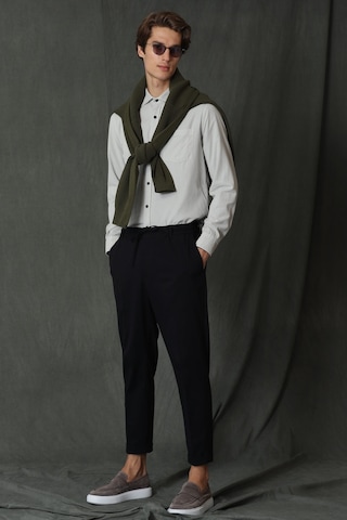 Lufian Watt Regular Fit Kadife Erkek Spor Gömlek Taş