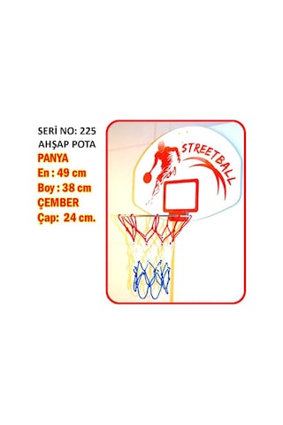 Matrax Ahşap Basket Potası