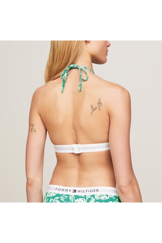 Tommy Hilfiger Trianglefixed Foam Kadın Yeşil Bikini Altı