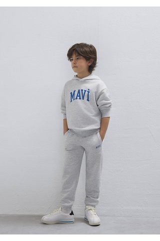 Mavi - Mavi Logo Baskılı Gri Eşofman Takımı 6t10004-88467 Gri