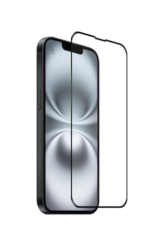 Apple iPhone 17e Uyumlu Içi Kadife Lansman Kılıf Ve 5d Tam Kaplayan Cam Ekran Koruyucu Kırmızı