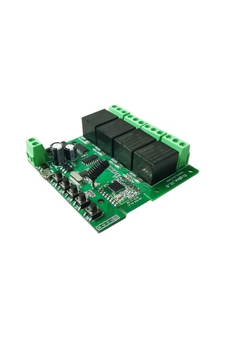 Teltree 4 Yollu Zigbee Akıllı Anahtar Modülü - Tuya/ewelink Uyumlu, Akıllı Telefon Kontrolü, Zamanlama Ve Ses Komutu Desteği Dc5v/7-24v 1-gang