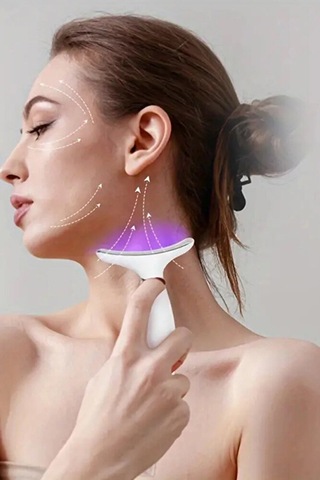 Boyun Ve Yüz Masaj Sıkılaştırıcı Cihaz 7 Mod Cilt Lifting & Nem Dengeleyici