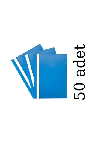 N'pratik 50 Adet Extra Mavi Telli Dosya Seti - Pratik Ve Dayanıklı Belge Düzenleyici