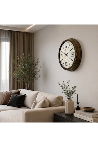 Eskitme Royal 40 Cm Metal Duvar Saati Diğer