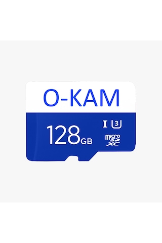 O-Kam EMBA04011 128 GB Solar-WiFi Kameralara Uyumlu Hafıza Kartı