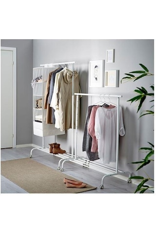 Ayaklı Askılık 111X126/175 Cm Meridyendukkan Dilsiz Uşak Beyaz Re