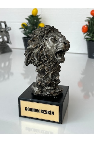 Aslan Kafa Biblo Ve Heykel Ofis Ve Ev İçin Şık Dekoratif Obje