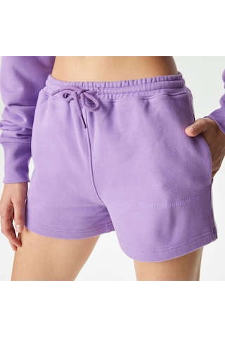Stba Soon To Be Announced Essentials Women's Short Kadın Pamuk Şort Mor