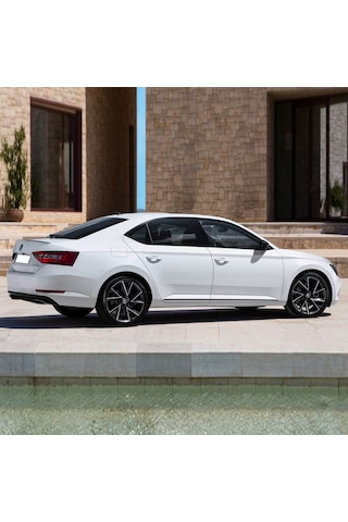 Skoda Superb 3 2015-2019 Arka Silecek Kapağı Delikli 3v5955435