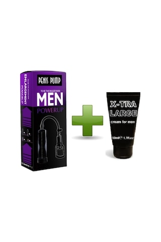 Hızlı Express Men Pump 22 Cm Kaliteli Penis Vakum Pompası + 50 Ml Penis Kremi
