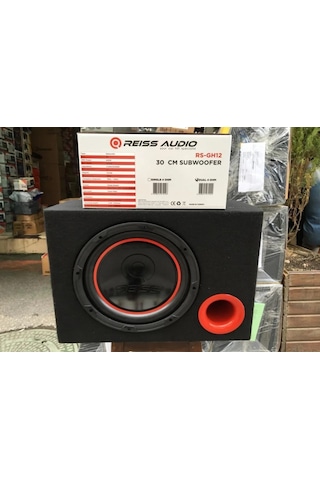 Reiss Audio Rs-gh12 30 Cm Subwoofer Bas 1400 Watt Kabinli