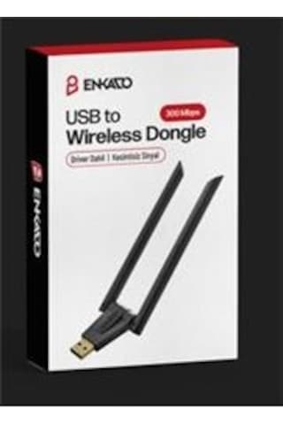 Enkado Ekd-uw91 Usb To 300 Mbs Çift Antenli Wıreless Dongle