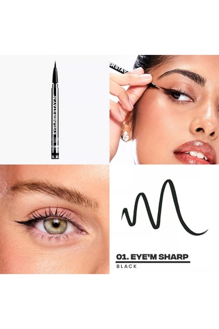 Sacheu Eyeliner Stay-n Likit Eyeliner 01 Eye M Sharp Siyah 0.739ml