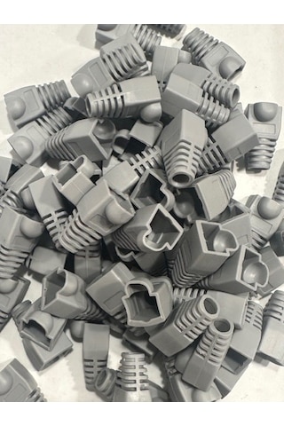 Gri Rj45 Kılıf Gri Cat6 Kılıf Gri Cat5 Kılıf 100 Adet