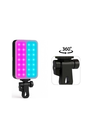 Clip-fill Taşınabilir Mini Rgb Led Selfie Işığı