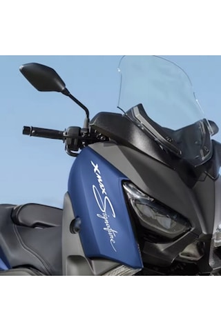 Yamaha Xmax Signature İmza Sticker Beyaz