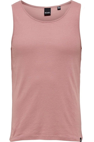 Jack & Jones Only & Sons Erkek Slim Düz Fit Pembe Atlet Tank Top - 22022666 Pembe