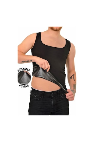 Dr. Cornell Sweet Sweat Termal Sauna Atlet Terletici Unisex Atlet Siyah