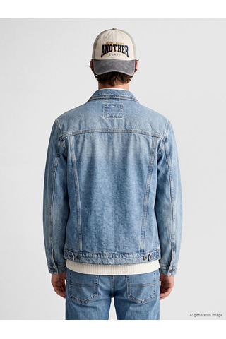 Lcw Jeans İndigo Loose Fit Erkek Jean Ceket