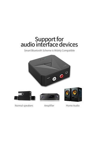 Cbtx M21 2'si 1 Arada Araba Nfc Bluetooth Alıcı Verici Plastik Rca 3.5mm Aux Ses Adaptörü