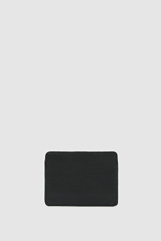 Shule Bags Misson Örgü Deri Kadın Kartlık Siyah
