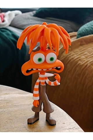 Ters Yüz Kaygı Anksiyete Anxiety Inside Out Karakter Figür