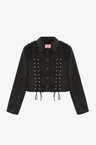 Quzu Siyah Kadın Ceket Ckt01039 Siyah