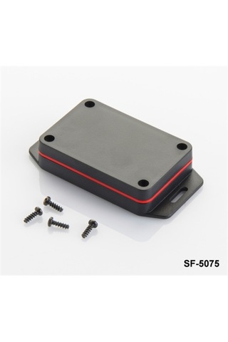 ALTINKAYA-SF-5075 IP67 Montaj Ayaklı Mavi Contalı Siyah Kutu