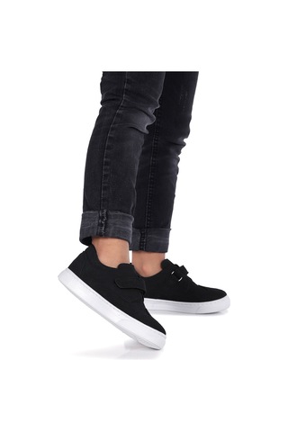 Kiko Kids Richie Cırtlı Günlük Erkek Çocuk Casual Ayakkabı Siyah Siyah