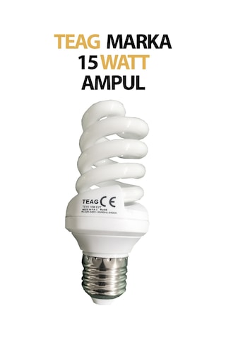 Tasarruflu Ampul 15 Watt 900 Lümen Teag