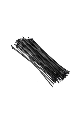 Tek-iş Plastik Kablo Bağı Cırt Kelepçe 292 Mm X 3.6 Mm Siyah 100 Adet