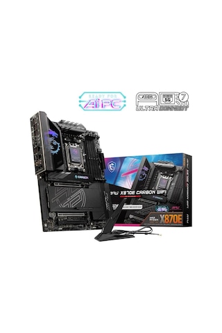 Msı Mpg X870e Carbon Wıfı Amd X870e Soket Am5 Ddr5