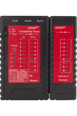 Noyafa Nf-468s Rj45/rj11/poe Kablo Test Cihazı