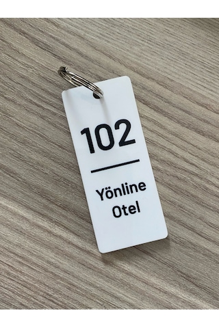 Beyaz Pleksi Basic Slim Kişiselleştirilebilir Otel Bungalov Apart