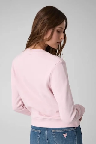 Guess Logo Baskılı Pembe Kadın Sweatshirt W6yq19k4778-a62h