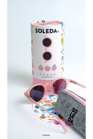 Soleda 3-6 Yaş Çocuk Güneş Gözlüğü Candy Pink