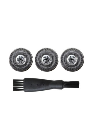 Sweetlf Elektrikli Tıraş Makinesi Sws7105 İle Uyumlu Erkek Elektrikli Tıraş Makinesi Yedek Kafa Bıçakları, Temizleme Fırçası İle