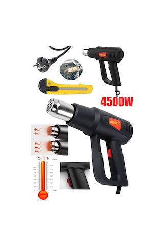 Deko Turkey SLS1250D 4500 W Yüksek Performans Sıcak Hava Tabancası