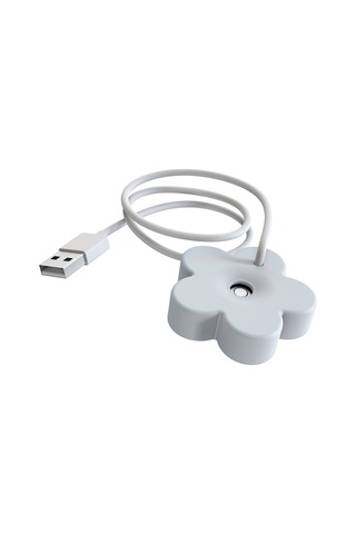 Moveevo Kırmızı Usb Mini Çiçek Nemlendirici - Taşınabilir Masaüstü Ultrasonik Buharlandırcı, 8 Saat Otomatik Kapatma, Sessiz İşleviyle Ev/ofis Kullanıma Uygun