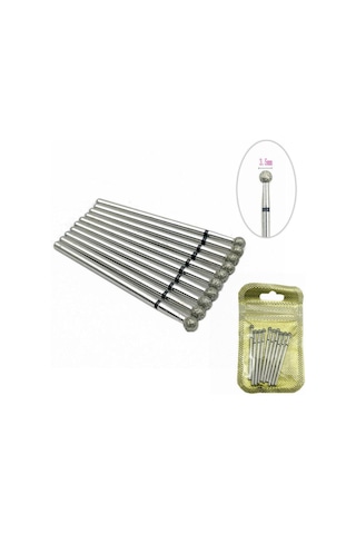 10 Adet/takım Elmas Tırnak Matkap Ucu Döner Uçları Elektrikli Manikür Makinesi Freze Kesici Bur Tırnak Sanat Aracı Aksesuarları Cd18