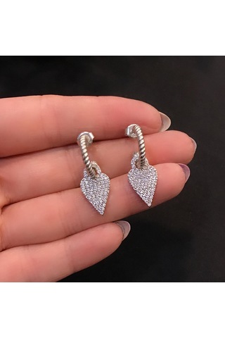 Stela Halka Gümüş Küpe