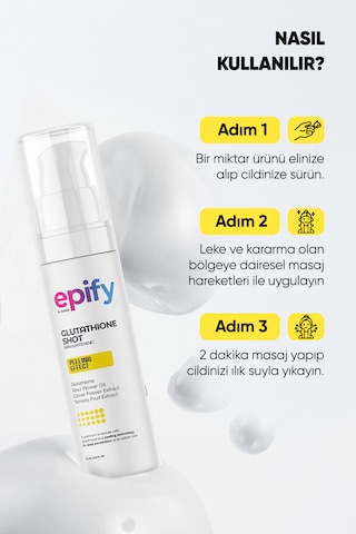 Epify Glutatyon Shot Cilt Beyazlatıcı Krem 75 ML