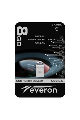 Everon 8gb Metal Usb Mini Flash Bellek