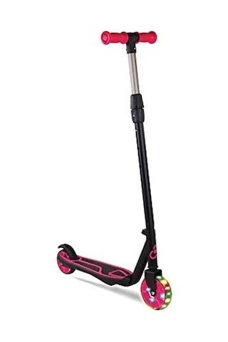 5+ Yaş Işıklı Scooter, Pembe Renk İle Eğlenceli Taşıma Aracı Açık Füme - Füme - Kahverengi