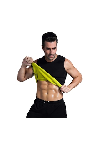 Multiflexpro Erkek Siyah Termal Neopren Terletme Atleti
