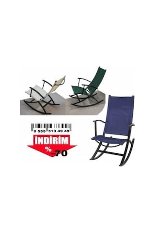 Depolife Sallanır Sandalye Şezlong  Berjer  Koltuk Balkon Teras Dinlence Tel